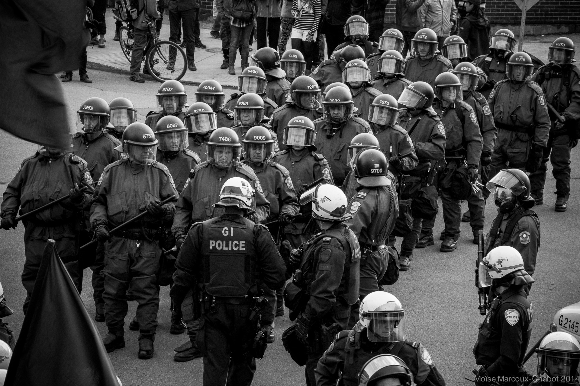 Répression policière à Montréal, 1er mai 2014